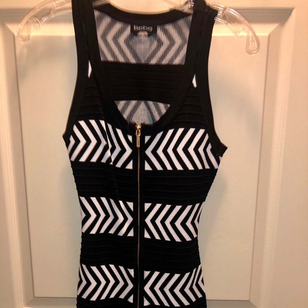 Black pattered dress